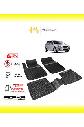 Kia Ceed 2006-2012 Uyarlanabilir Havuzlu Paspas