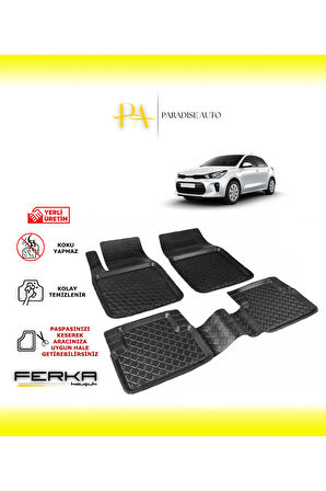 Kia Rio 3 2011-2016 Uyarlanabilir Havuzlu Paspas