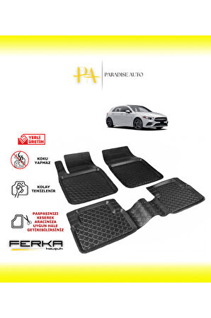 Mercedes A Serisi A200 W177 2018 ve Üstü Uyarlanabilir Havuzlu Paspas