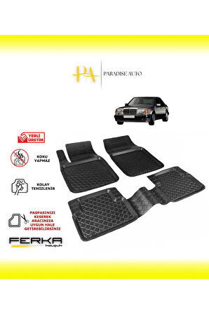 Mercedes E Serisi W124 1984-1995 Uyarlanabilir Havuzlu Paspas