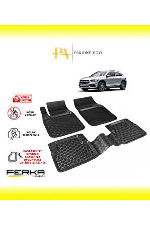 Mercedes GLA Serisi 200 H247 2019 ve Üstü Uyarlanabilir Havuzlu Paspas
