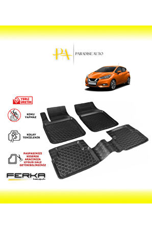 Nissan Micra (K14) 2016 ve Üstü Uyarlanabilir Havuzlu Paspas
