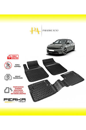 Opel Corsa F Electric 2023 ve Üstü Uyarlanabilir Havuzlu Paspas