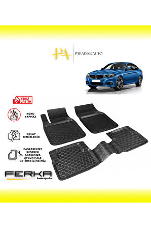 Bmw 3 Serisi Gran Tourismo F34 2016-2020 Uyarlanabilir Havuzlu Paspas