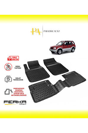 Suzuki Grand Vitara 1998-2005 Uyarlanabilir Havuzlu Paspas