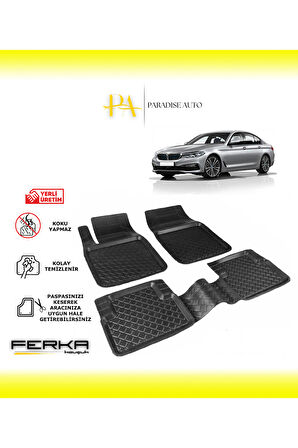 Bmw 5 Serisi G30 SW 2014-2023 Uyarlanabilir Havuzlu Paspas