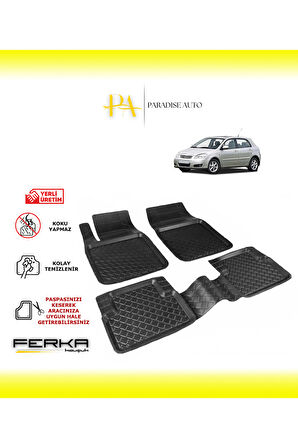 Toyota Corolla HB 2002-2007 Uyarlanabilir Havuzlu Paspas