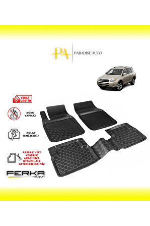 Toyota RAV4-3 2005-2013 Uyarlanabilir Havuzlu Paspas