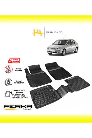 Dacia Logan 2004-2012 Uyarlanabilir Havuzlu Paspas