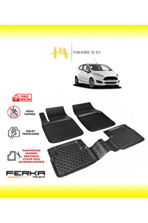 Ford Fiesta Makyajlı MK7 2015-2017 Uyarlanabilir Havuzlu Paspas