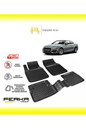 Audi A5 2017 ve Üstü Uyarlanabilir Havuzlu Paspas