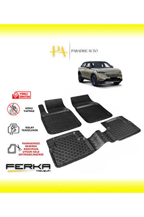 Honda HR-V 3 2021 ve Üstü Uyarlanabilir Havuzlu Paspas