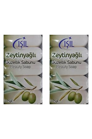 Işıl Katı Güzellik Sabunu Zeytinyağlı 5x75gr (2 PAKET)