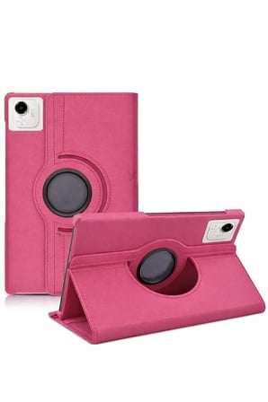 Pad X9A 360 Tablet Deri Kılıf - Pembe