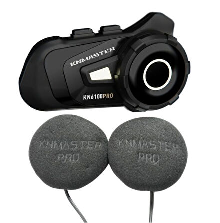 Knmaster KN6100 PRO Motosiklet Kask İnterkom Bluetooth Intercom Kulaklık Seti