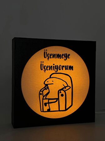 Üşenmeye üşeniyorum - Işıklı Dekor