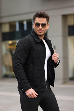 Erkek Mevsimlik OldMoney Culture Tüvit Kumaş Basic Ceket