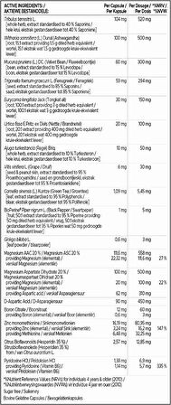 Usn Testo Male Methox Platinium Tribulus + Daa Aspartic acid 150 Caps