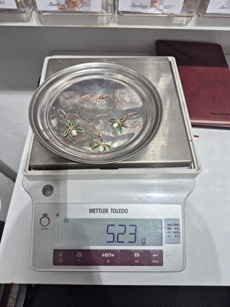 925 Ayar Papatya silver zeytin kolye küpe set.onix taşlı zeytin set.doğum taşlı zeytin set.rose.gold.rodaj