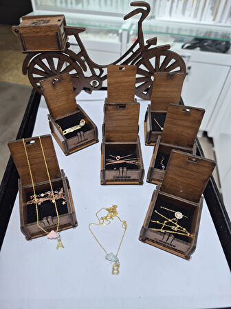 925 Ayar Papatya silver kişiye özel harfli bulut kolye.bulut kolye.rose.gold.rodaj