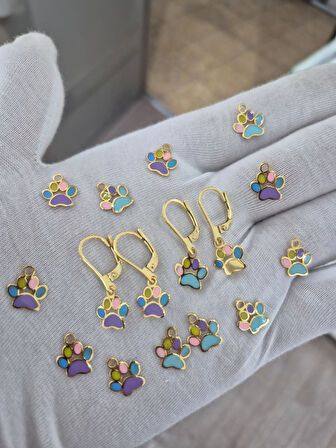 925 Ayar Papatya Silver pati küpe.lazer küpe.yeni yıl küpe.rose.gold.rodaj