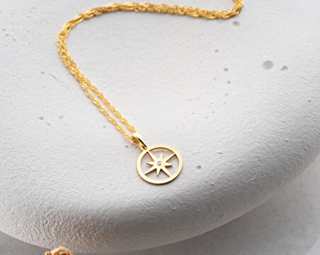 925 ayar özel pırlanta kutup yıldızı