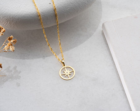 925 ayar özel pırlanta kutup yıldızı