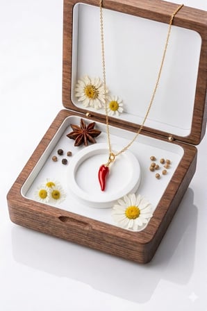 925 Ayar Gümüş Papatya Silver Biber Kolye Küpe Set.rose.gold.rodaj