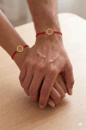 925 Ayar Gümüş Papatya Silver Kırmızı İpli Kök Çakra Makrome Beraberlik Bileklik.rose.gold.rodaj