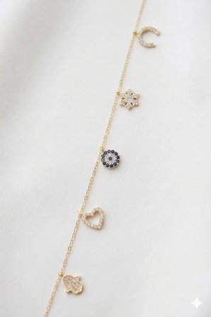 925 Ayar Gümüş Papatya Silver Bereket Şans Halhal.rose.gold.rodaj