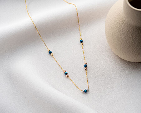 925 ayar papatya silver dorica ay taşı kolye<ay taşı,özel kolye<rose,gold,rodaj>