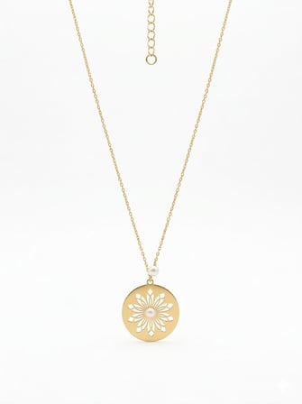 925 Ayar Gümüş Papatya Silver Nazar Gözlü Yaşam Zarif Çiçek Kolye.rose.gold.rodaj Renk Seçeneği