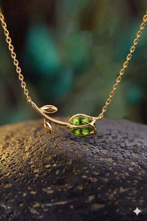 925 Ayar Gümüş Papatya Silver 12 Doğum Taşlı Lale Kolye.rose.gold.rodaj Renk Seçeneği