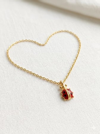 925 Ayar Gümüş Papatya Silver Minimal Uğur Böceği Halhal.rose.gold.rodaj Renk Seçeneği