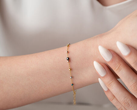 925 ayar papatya silver dorica bileklik<rose,gold,rodaj>