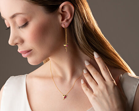 925 ayar papatya silver ithal takım<rose,gold,rodaj>