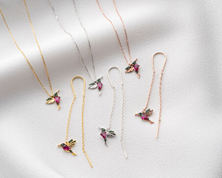 925 ayar papatya silver ithal takım<rose,gold,rodaj>