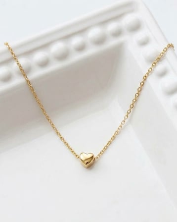 925 Ayar Gümüş Minimalist Kişiye Özel Harfli Kalp Kolye.rose.gold.rodaj Renk Seçeneği