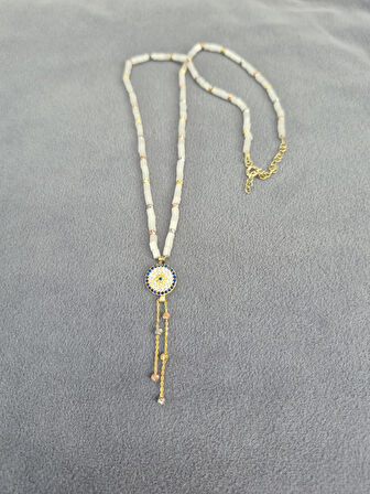 925 ayar papatya silver binbir gece kolye.doricalı nazar kolye.göz kolye.rose,gold,rodaj