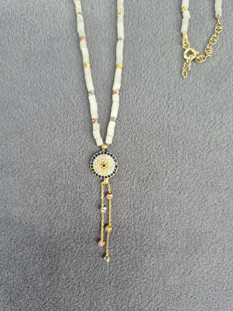 925 ayar papatya silver binbir gece kolye.doricalı nazar kolye.göz kolye.rose,gold,rodaj