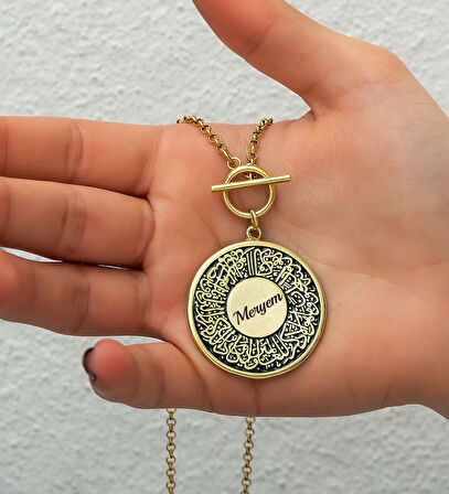 925 ayar papatya silver. Ayetel kürsi kolye.İsimli kolye.Kişiye özel kolye.Dualı kolye.rose.gold.rodyum.