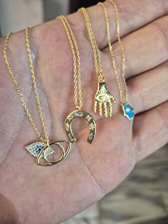 925 ayar papatya silver 4 cesit kolye/rose gold/rodaj