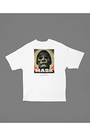 He Is On The Loose ! Baskılı Unisex Tişört, Oversize Mask Tişört