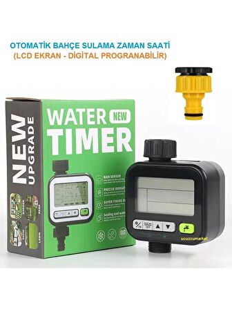 Su Zamanlayıcı Otomatik Bahçe Sulama Zaman Saati (Lcd Ekran-Digital Progranabilir)