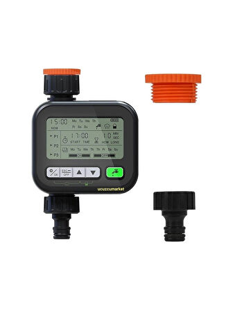 Su Zamanlayıcı Otomatik Bahçe Sulama Zaman Saati (Lcd Ekran-Digital Progranabilir)