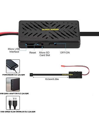 Wifi Micro Mini Lens Güvenlik Kamera (Uzaktan izleme-Ses Dinleme-Hafıza Kart Kayıt-Hareket Algılama