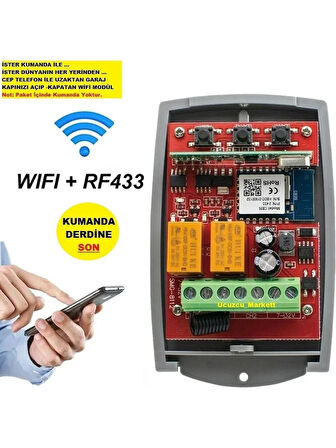 Kumanda Modülü Dünyanın Her Yerinden Cep Telefon İle Açıp-kapatır