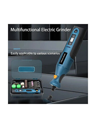 Parlatma Makinesi (66 Parça) Profesyonel 7.4V Yüksek Güçlü Şarjlı Taşlama