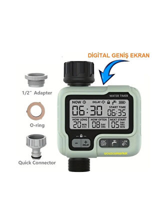 Su Zamanlayıcı Otomatik Digital (Büyük Ekran)