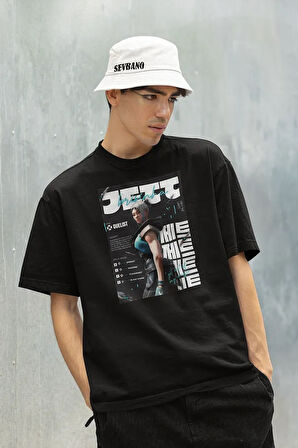 Valorant Jett Karakter Baskılı Unisex Oversize Tişört